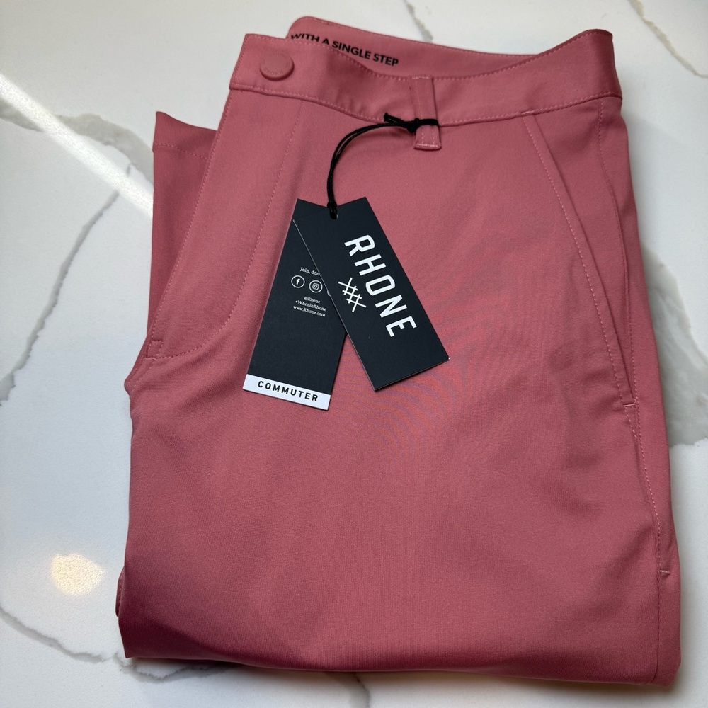 Rhone Men's Nantucket Red Commuter‎ Pants Slim Fit Size 30x32 - NWT